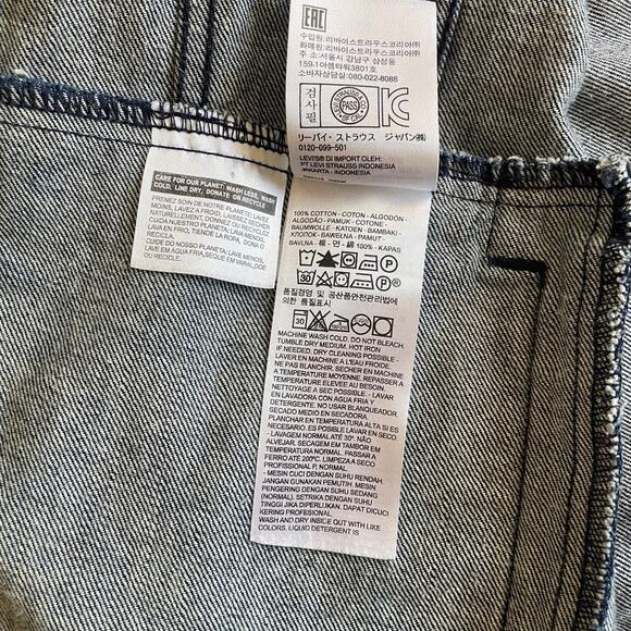 Levi's Denim Jacket, dark wash, men's size M - Picture 7 of 8